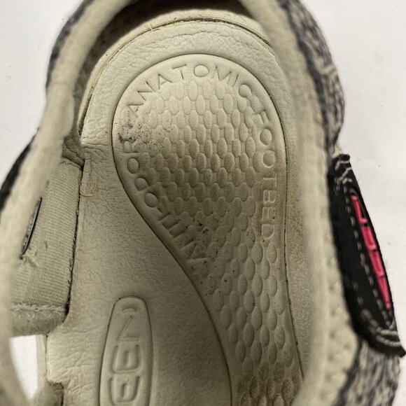 Keen Newport H2  Sandals Women 8.5 Hiking Grey Pink Black Closed Toe Waterproof - Picture 12 of 13